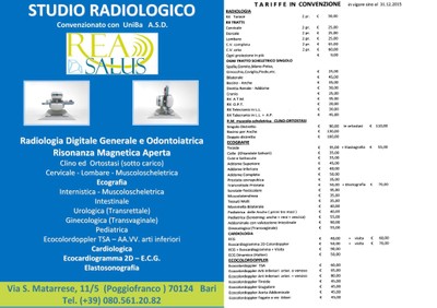 Studio Radiologico ed Ecografico Rea Salus Bari